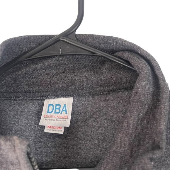 DBA Vintage 90s Men's Size Medium‎ San Diego Grey Full Zip Sweater - Picture 4 of 8